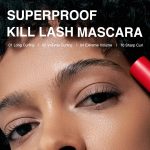 ⁦CLIO PROFESSIONAL Kill Lash Superproof Mascara | Washable, Vegan Formula, Ultra-Volumizing, Smudge-Proof, Clump-Free, Curl-Holding, Long-Lasting | 0.24 fl oz (004 EXTREME VOLUME BLACK)⁩ - الصورة ⁦7⁩