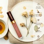 ⁦SoulTree Ayurvedic Lip Gloss - Coral Pink Colour(203), 5 g⁩ - الصورة ⁦6⁩