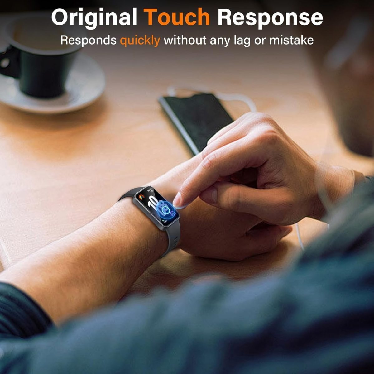 ⁦3-Pack for Huawei Band 10 Screen Protector - Flexible TPU Film with Scratch-Resistant Coating, Bubble-Free HD Clear Protection for Smartwatch Display⁩ - الصورة ⁦2⁩
