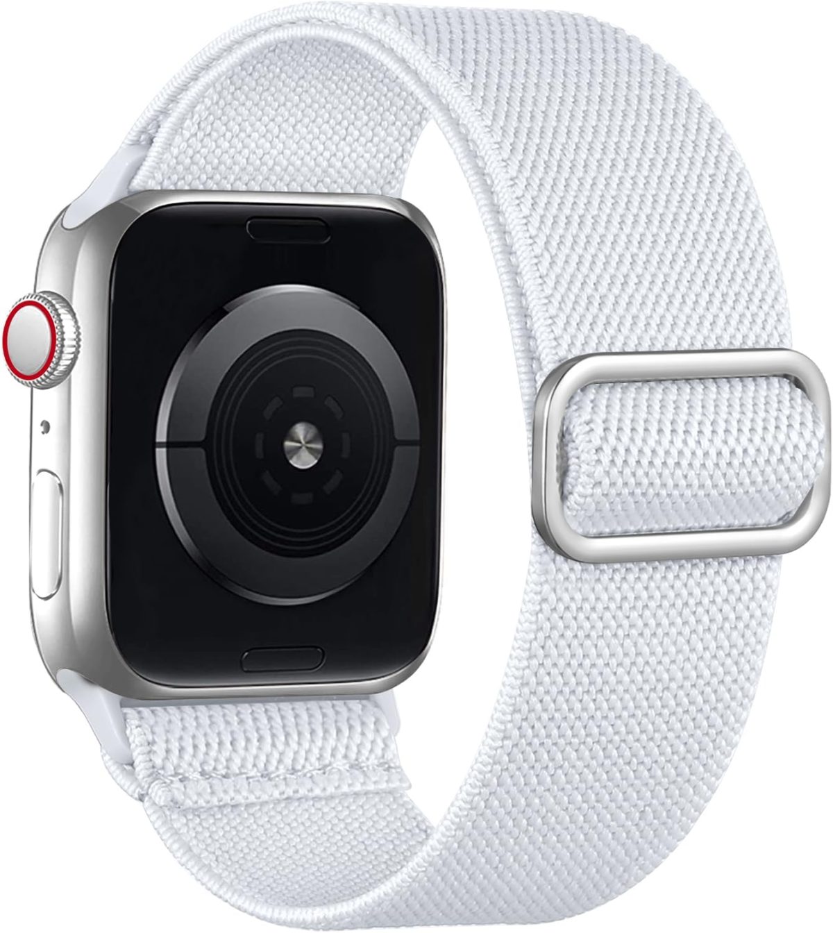 Lerobo Braided Band Compatible with Apple Watch Series 9 8 7 45mm 41mm Ultra 2 Band 49mm Series 6 5 4 SE 44mm 40mm Series 3 2 1 38mm 42mm Men iWatch Bands Womens Stretchy Nylon Solo Loop Sport Strap