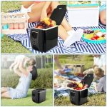 ⁦QBNZAXC Mini fridge Car Refrigerator 6L Freezer Two Type Electrical Cooler Heater for Travel Hiking Camping Outdoor Dual-use Icebox Auto Fridge⁩ - الصورة ⁦3⁩