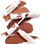 ⁦FOCALLURE Velvet Matte Liquid Lipstick, Satin-Finish Full Coverage Lip Color, High Pigmented Lip Stain for Cheeks and Lips Tint, Smooth Soft Lip Makeup, Lightweight, Quick-Drying, Milk Tea⁩ - الصورة ⁦8⁩