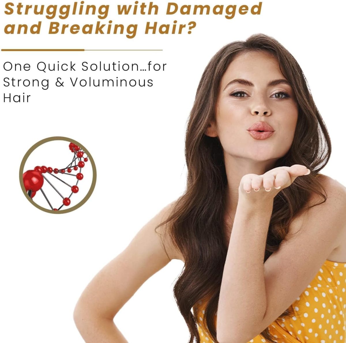 ⁦Dabur Amla Protein Hair Cream 140Ml | Protects, Strengthens Hair & Prevent Breakage | For Weak and Breaking Hair⁩ - الصورة ⁦2⁩