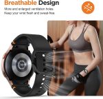 ⁦Silicone Strap Compatible With Samsung Galaxy Watch 7/6/5/4/FE 40mm 44mm, Quick Release No Gap Watch Band for Galaxy Watch 6 Classic/4 Classic 43mm 47mm 42mm 46mm Sport Wristbands⁩ - الصورة ⁦5⁩