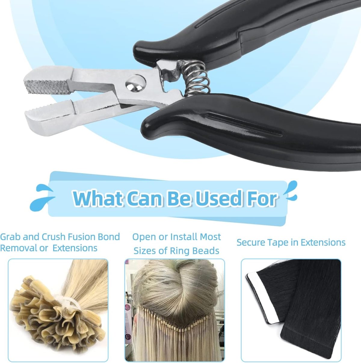 ⁦Neitsi Fusion Bond Crusher Tool for Keratin Hair Extensions⁩ - الصورة ⁦4⁩