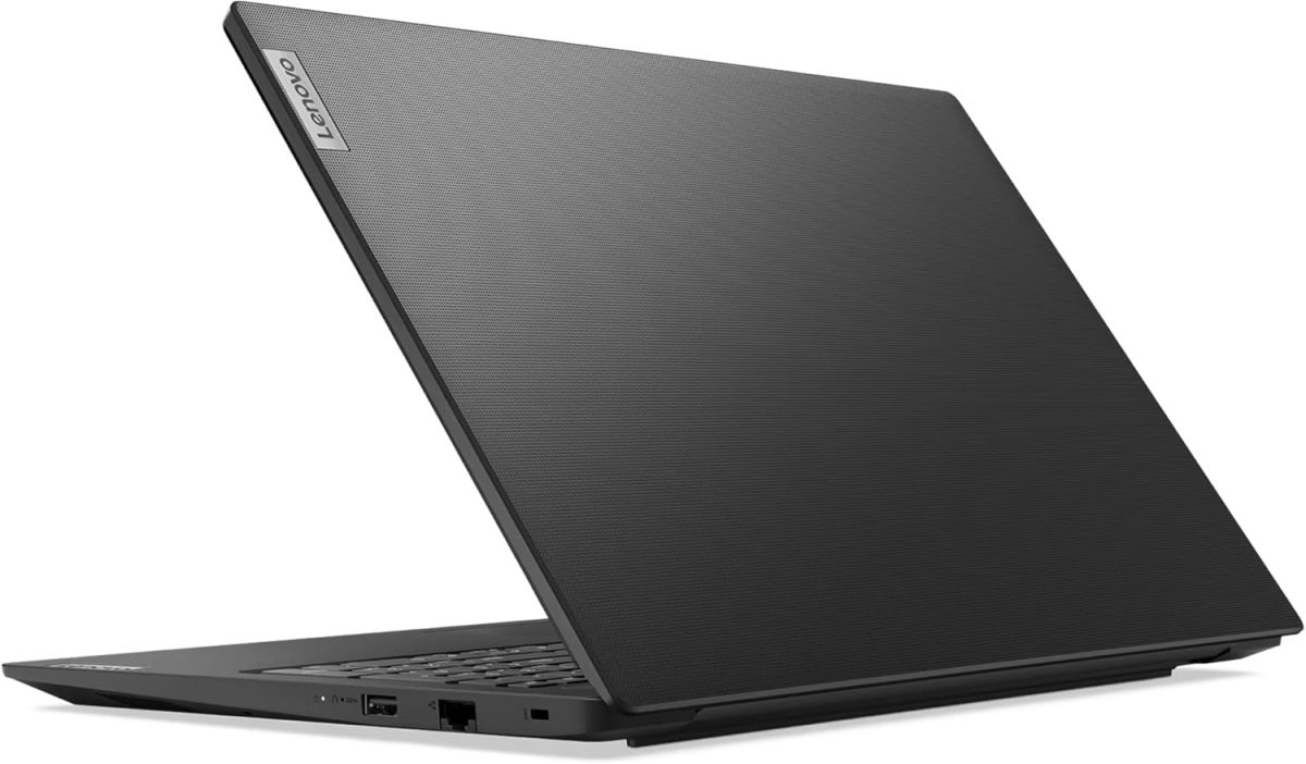 ⁦Lenovo V15 G4 Laptop, AMD Ryzen 5 7520U, 16GB DDR4 RAM, 2TB PCIe SSD, 15.6" FHD, AMD Radeon 610M, QWERTZ Keyboard, Windows 11 Pro, Office 2021, Black⁩ - الصورة ⁦5⁩