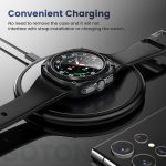 ⁦Ctoby Rugged Bezel Case for Samsung Galaxy Watch Ultra Screen Protector 47mm - Soft TPU Bumper Face Cover + 2 Tempered Glass Film for Galaxy Watch 7 Ultra 47mm Accessories⁩ - الصورة ⁦7⁩