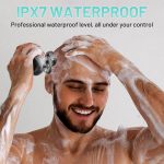 ⁦Congeowe 5-in-1 Electric Head Shaver for Bald Men – IPX7 Waterproof, Rechargeable Wet & Dry Groomer, Black⁩ - الصورة ⁦2⁩