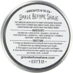 ⁦Grave Before Shave™ Cigar Blend Beard Balm (Cigar/Vanilla scent) (2 oz.)⁩ - الصورة ⁦2⁩