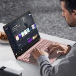 ⁦15.6" Laptop Computer, N95 Processor (4C4T, 1.7-3.4GHz) Gaming Laptop 16GB RAM 512GB PCIe SSD, FHD Display, Backlit Keyboard, Fingerprint Unlock, Students Business Laptop PC Win11 Pro OS,Rose Gold⁩ - الصورة ⁦7⁩