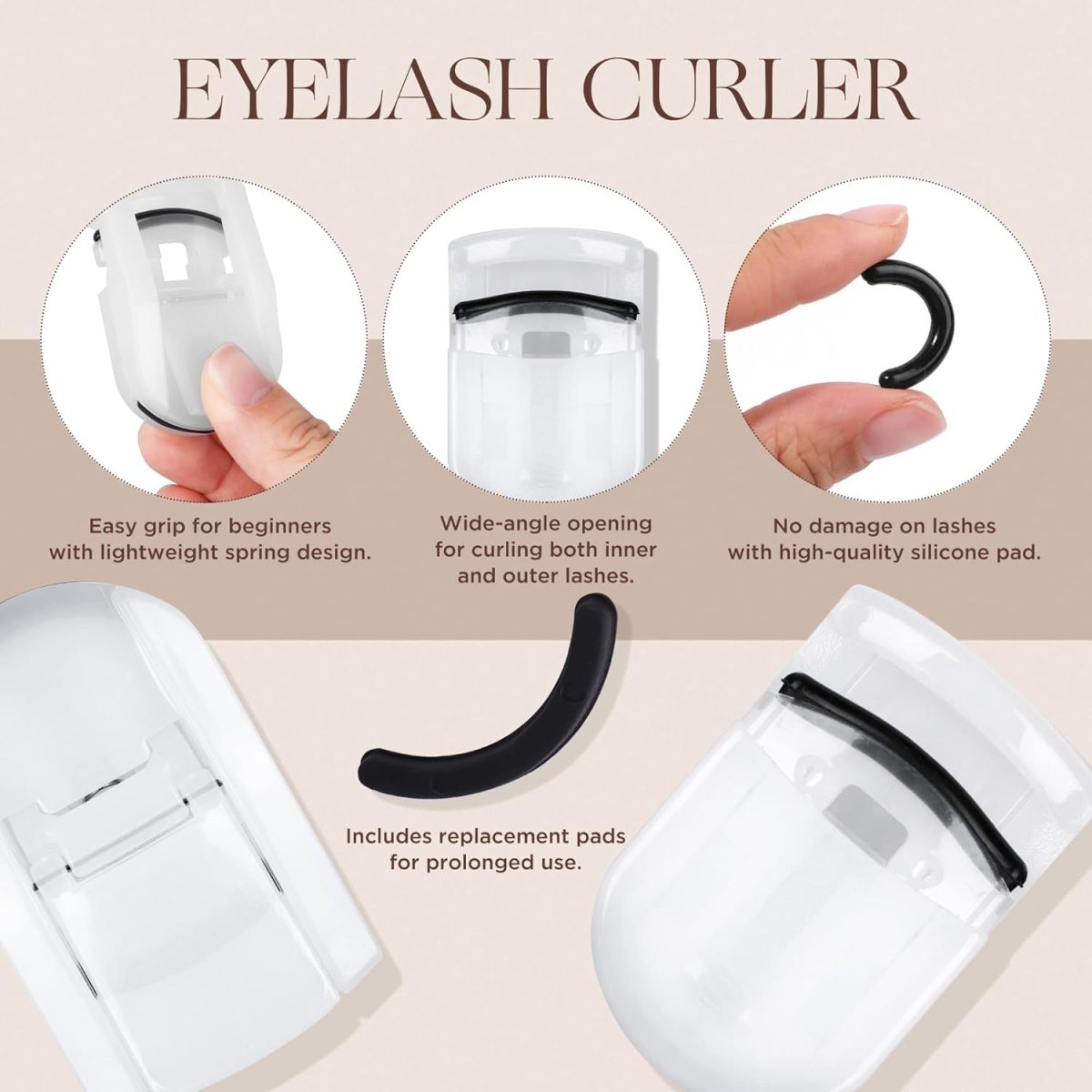 ⁦LASHVIEW DIY Cluster Eyelash Extensions 144 Pcs Reusable Individual Lashes Mega Volume Soft Black Synthetic Cluster Lashes⁩ - الصورة ⁦4⁩