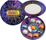 TINTARK Galactic Assemble Eyeshadow Palette Makeup, Glitter Shimmer Sparkle Metallic Eyeshadows, Blue Brown Eye Shadow Pallets Make up Waterproof, Talc Free