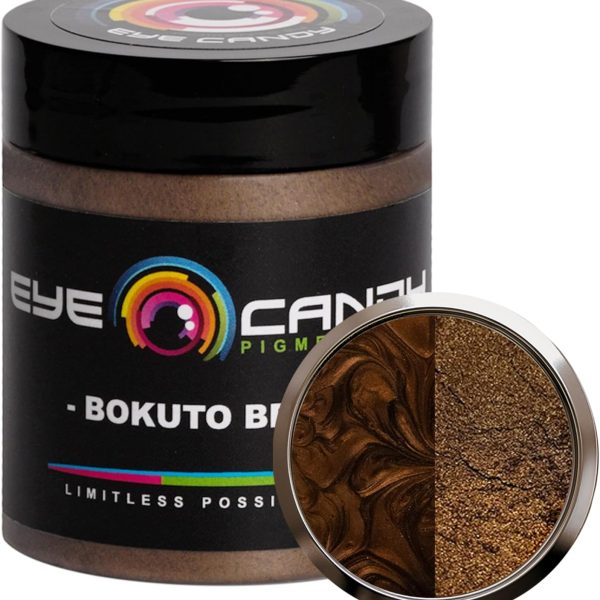 Eye Candy Bokuto Brown Mica Powder Pigment (25g) Multipurpose DIY Arts and Crafts Additive | Woodworking, Epoxy, Resin, Bath Bombs, Soap, Nail Polish, Lip Balm
