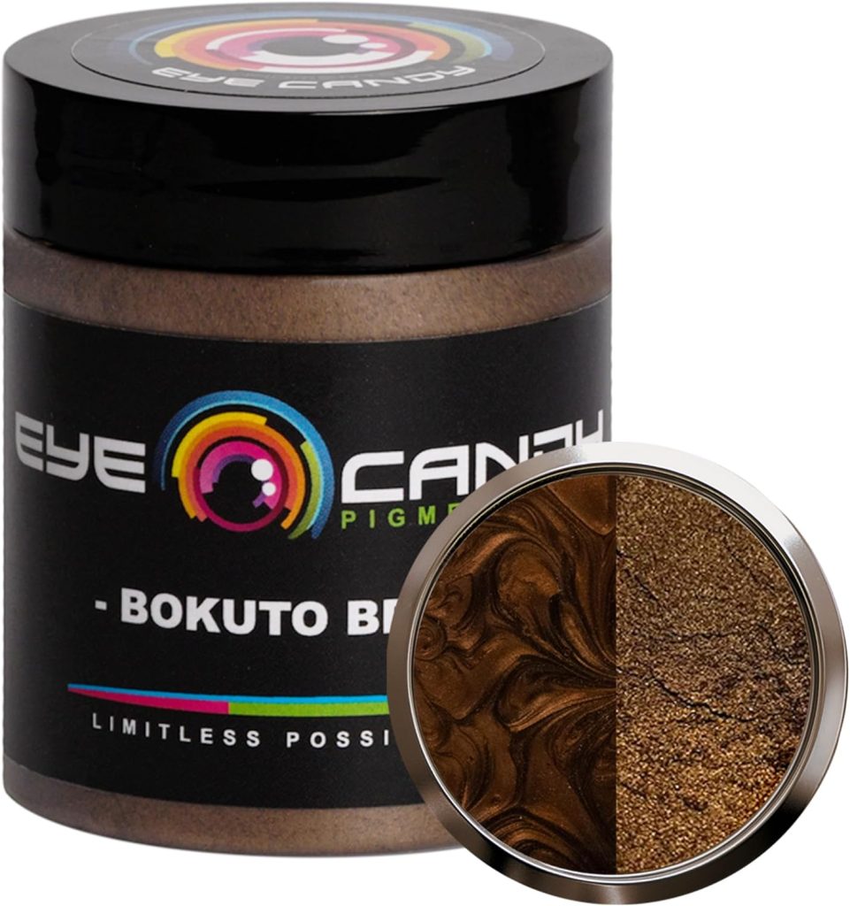 Eye Candy Bokuto Brown Mica Powder Pigment (25g) Multipurpose DIY Arts and Crafts Additive | Woodworking, Epoxy, Resin, Bath Bombs, Soap, Nail Polish, Lip Balm