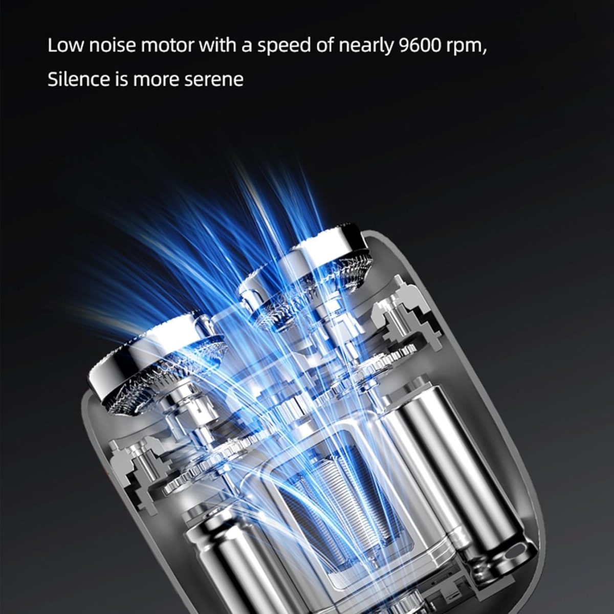 ⁦NALACAL Mini Electric Shaver, Wet Dry Portable Electric Shavers for Men Women, Electroplated Body and Magnetic Shaver Head, Waterproof,Travel Size Toiletries for Travel Car Home, Ideal Gift for Men⁩ - الصورة ⁦7⁩