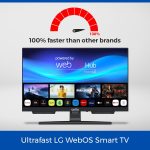 ⁦Cello C1924WSH 19" inch SMART borderless TV Triple tuner (DVB-C/-S2/-T2) Bluetooth Ultra-fast "WebOS by LG". "Pitch Perfect" speakers Disney+ Netflix Prime Made in Europe [2024]⁩ - الصورة ⁦6⁩
