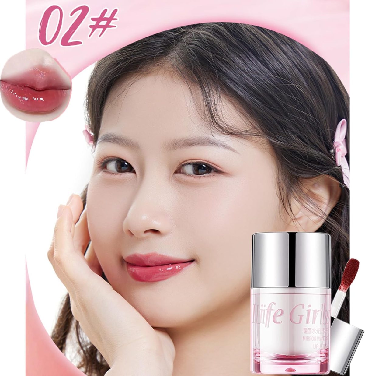 ⁦Sitovely 3PCS Hydrating Jelly Lip Gloss, Soft Liquid Lipstick Moisturizing Gloss, Waterproof Non-Stick Cup Lip Glaze, Mirror Sheer Tinted Lip Balm⁩ - الصورة ⁦5⁩