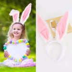 ⁦Bunny Ears Headband, Rabbit Ears Headbands, Furry Party Hairband Costume Accessories for Women⁩ - الصورة ⁦4⁩