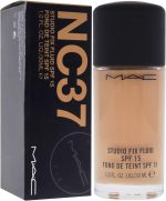 ⁦MAC Studio Fix Fluid SPF 15 Foundation - 1.0 oz, NC37⁩ - الصورة ⁦5⁩