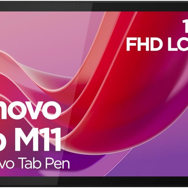 تابلت تاب ام 11 أندرويد، شاشة 11 بوصة FHD 1200p | 128 GB، قلم لينوفو تاب، واي فاي، ذاكرة RAM 4GB، لون رمادي لونا، مصمم للترفيه المحمول من لينوفو