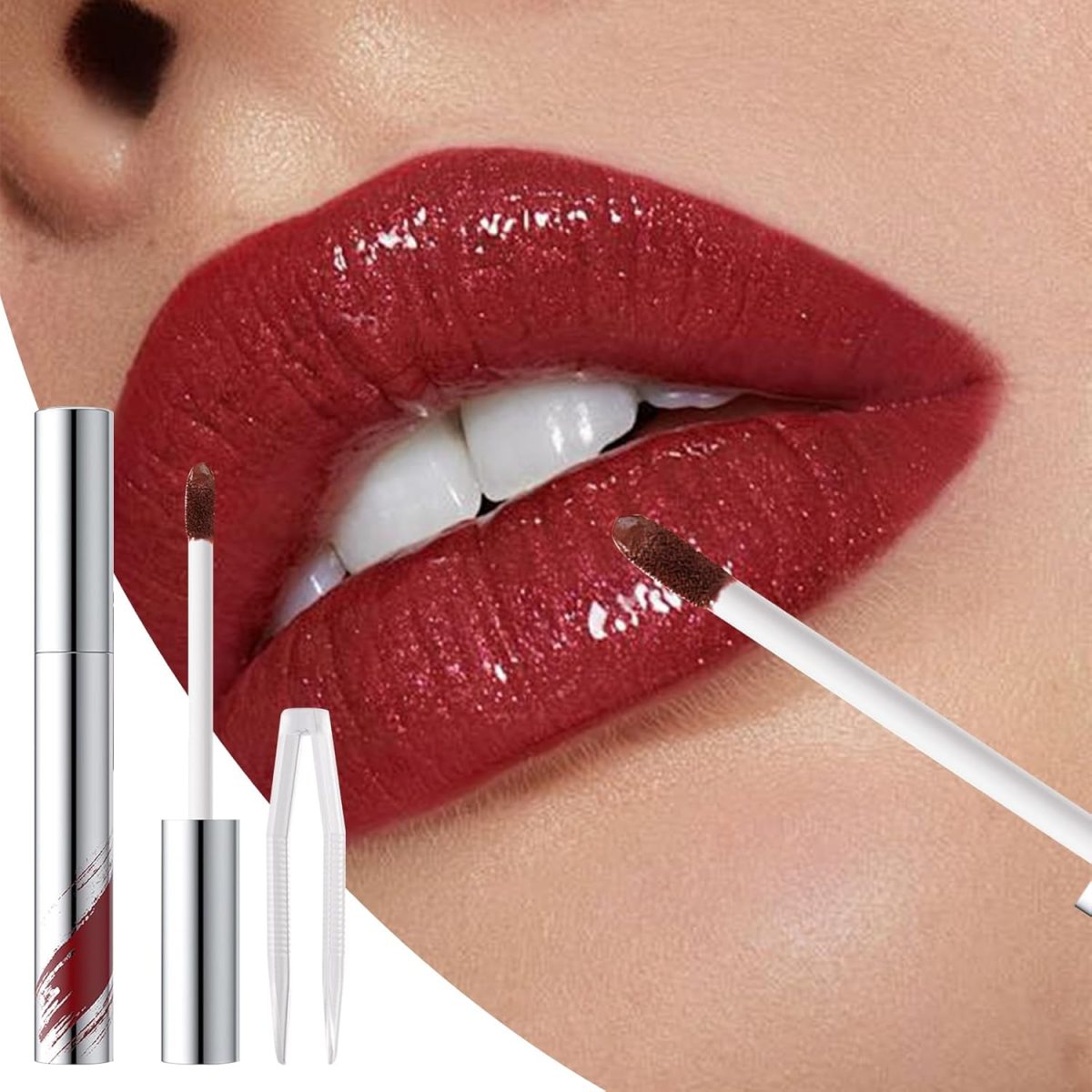 ⁦Generic Peel Off Lip Liner Stain - Waterproof Smudge-Proof Lip Liner Peeling Off - Women Girl Makeup For Outgoing, Dates, Business Trips, Stage Performance, Parties⁩ - الصورة ⁦6⁩