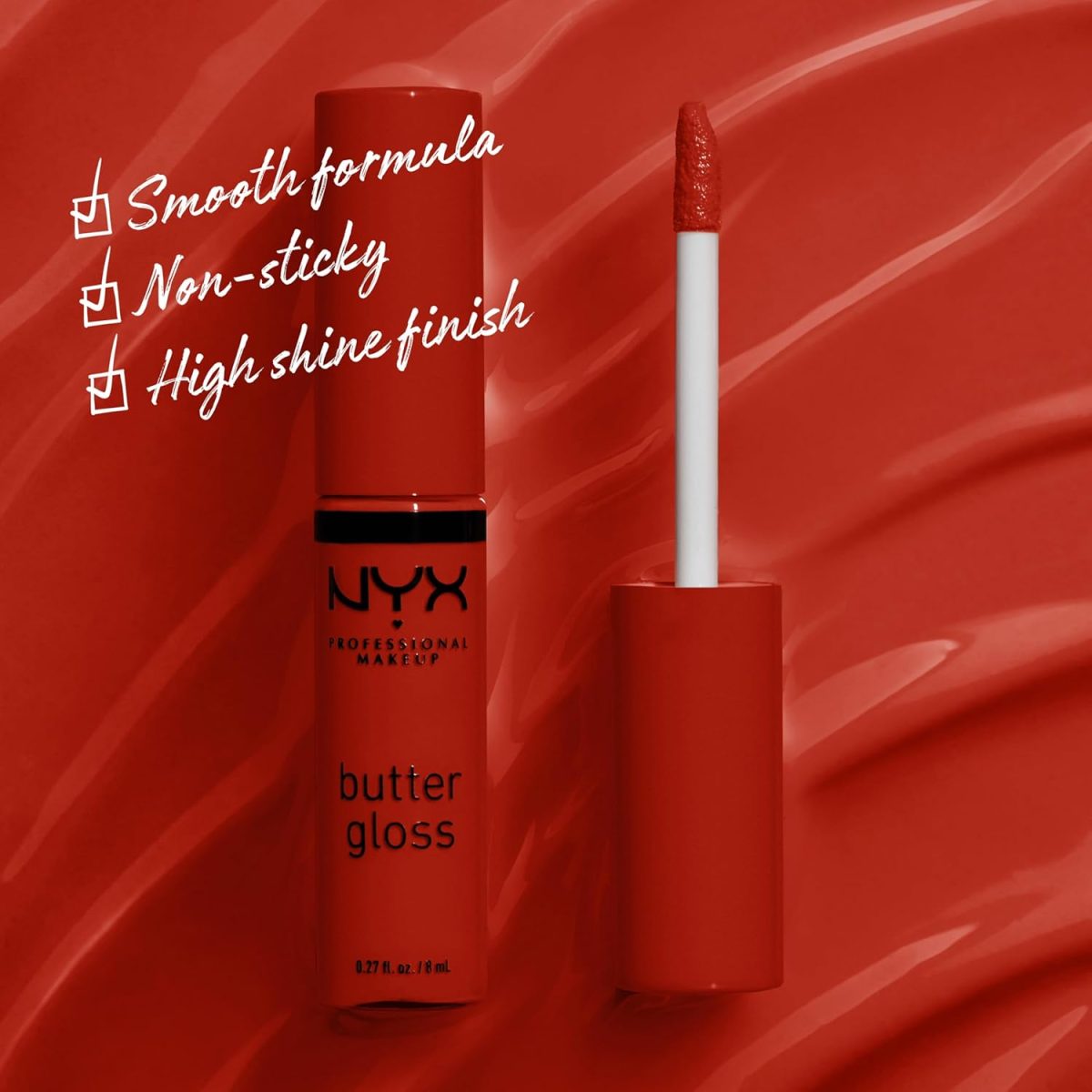 ⁦NYX Professional Makeup, Butter Gloss - Apple Crisp 40 800897197841⁩ - الصورة ⁦2⁩
