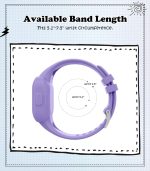 ⁦MoKo 3 Pack Silicone Replacement Bands Adjustable Smart Watch Band for Kids Compatible with Garmin Vivofit JR 3⁩ - الصورة ⁦5⁩