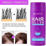 ⁦ALIVER Hair Building Fibers for Women(black 27.5Hair Gap Filler with Fibre Hair Powder Spray, Scalp Cover,Hair Powder for Women, Hair Fibres for Thinning Hair,Thicker Fuller for Hair Loss⁩ - الصورة ⁦4⁩