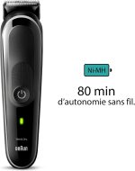 ⁦Braun MGK3440 All-In-One Beard Care Bodygroomer Set, 8-in-1 Beard Trimmer, Trimmer/Hair Trimmer Men, Hair Clipper, Waterproof, 80 Minutes Wireless Runtime, Gift Man,⁩ - الصورة ⁦5⁩