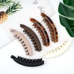 ⁦Bukela 6 Pieces Large Banana Hair Clips for Women Strong Hold Ponytail Holder Banana Clips for Fine Thick French Hair Accessories for Girls and Women⁩ - الصورة ⁦7⁩