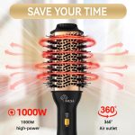 ⁦iMESA 4-IN-1 Multi-functional Hot Air Brush,1000W Hair Dryer Brush, Hair Dryer,Hair Styler Comb, 3 Speeds Temp, Hot Air Styler Black⁩ - الصورة ⁦6⁩