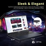⁦اسس لابتوب فيفو بوك جو 14 انش FHD، انتل سيليرون N4500، مايكروسوفت 365 لمدة عام واحد، واي فاي 5، USB نوع C، عمر بطارية 10 ساعات، ويندوز 11 هوم في وضع S، مع HDMI (4GB RAM | تخزين 128GB)⁩ - الصورة ⁦6⁩