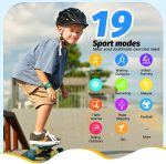 ⁦DMG Kids Smart Watch for Kids,IP68 Waterproof Kids Fitness Tracker Watch with 1.5 Inch DIY Face,Heart Rate Sleep Monitor,19 Sport Modes,Calories Counter,Alarm Clock,Great Gifts for Children 6+ (Blue)⁩ - الصورة ⁦4⁩