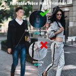 ⁦KASTWAVE Nose Hair Trimmer, Portable Nose Hair Trimmer for Men Women Rechargeable with LED Display, Dual Edge Blade, Nose Hair Removal 8,000 RPM Motor & Dual-Edge Blades⁩ - الصورة ⁦3⁩