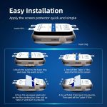 ⁦VEMIGON 3 Pack Screen Guard Protector for Apple Watch Series SE2/SE/6/5/4 40mm, Bubble Free, Anti-Scratch, Edge to Edge Full Screen Coverage, Anti-Fingerprint, Self-Reparing TPU Soft Film - 40mm⁩ - الصورة ⁦4⁩