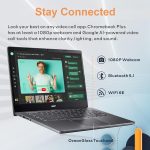 ⁦Acer Chromebook Plus 514 Touchscreen Laptop (14" FHD, Intel 8-Core i3-N305, 8GB RAM, 512GB SSD, 2TB Cloud Storage) Business, Company, Students, 11⁩ - الصورة ⁦3⁩