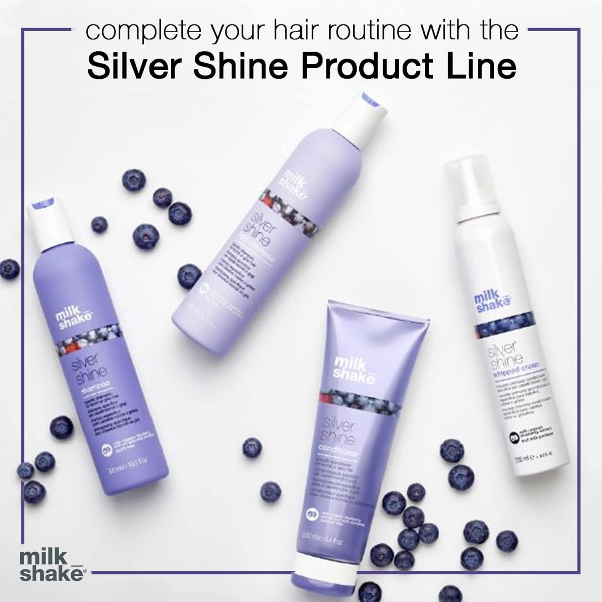 ⁦milk_shake Silver Shine Whipped Cream No-Rinse Creamy Conditioning Foam, 6.8 Fl Oz⁩ - الصورة ⁦8⁩