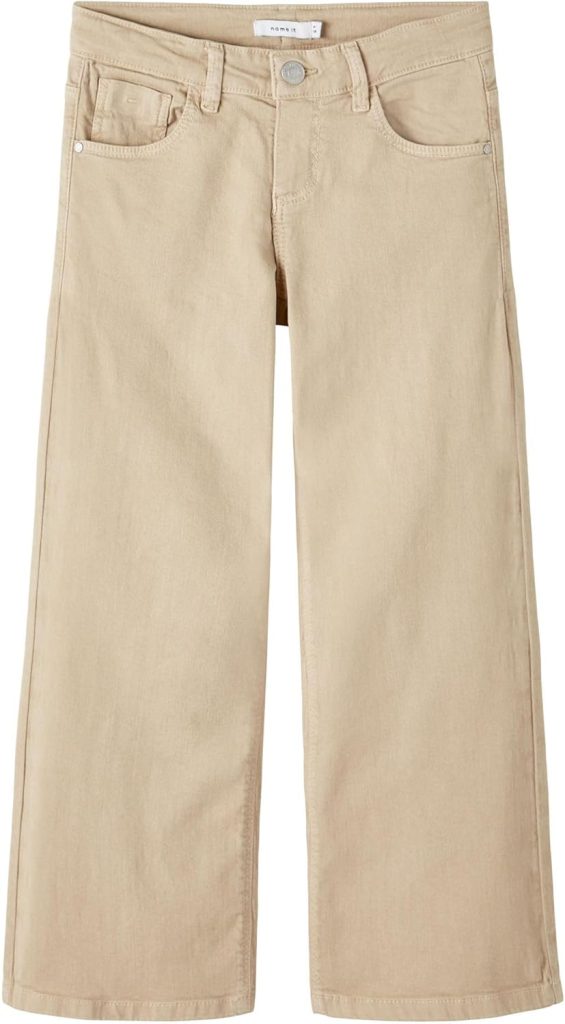 Name It Girl's Nkfrose Wide Twi Pant 1115-tp Noos Pants