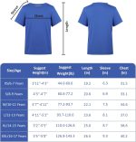 ⁦BIG ELEPHANT 4 Pack Boys Athletic Short T-Shirts, UPF 50+ Sun Protection Rash Guard Shirts |Quick-Dry,Moisture-Wicking⁩ - الصورة ⁦6⁩
