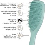 ⁦Tangle Teezer | The Large The Ultimate Detangler Hairbrush | Perfect for Long, Thick, Curly & Textured Hair | Two-Tiered Teeth for Gentle Detangling | Reduces Breakage| Ergonomic Handle | Marine Teal⁩ - الصورة ⁦5⁩