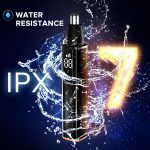 ⁦لينجي ماكينة تشذيب شعر الانف، ماكينة تشذيب شعر الانف قابلة لاعادة الشحن بمنفذ USB، مقاومة للماء بدرجة IPX7، ماكينة تشذيب شعر الانف الاحترافية بدون الم مع شفرات مزدوجة الحواف (اسود)⁩ - الصورة ⁦6⁩