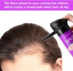 ⁦ALIVER Hair Building Fibers for Women(black 27.5Hair Gap Filler with Fibre Hair Powder Spray, Scalp Cover,Hair Powder for Women, Hair Fibres for Thinning Hair,Thicker Fuller for Hair Loss⁩ - الصورة ⁦2⁩