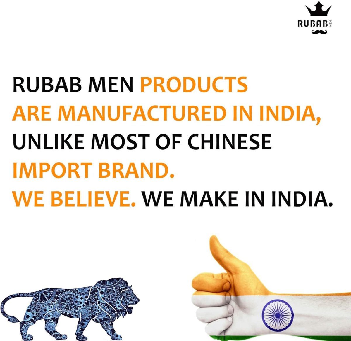 ⁦Rubab Men Beard Shaper | A Premium Wooden Beard Shaping Tool Hand-Crafted in India for Perfect Beard & Neck Line | Easy Home Use⁩ - الصورة ⁦8⁩