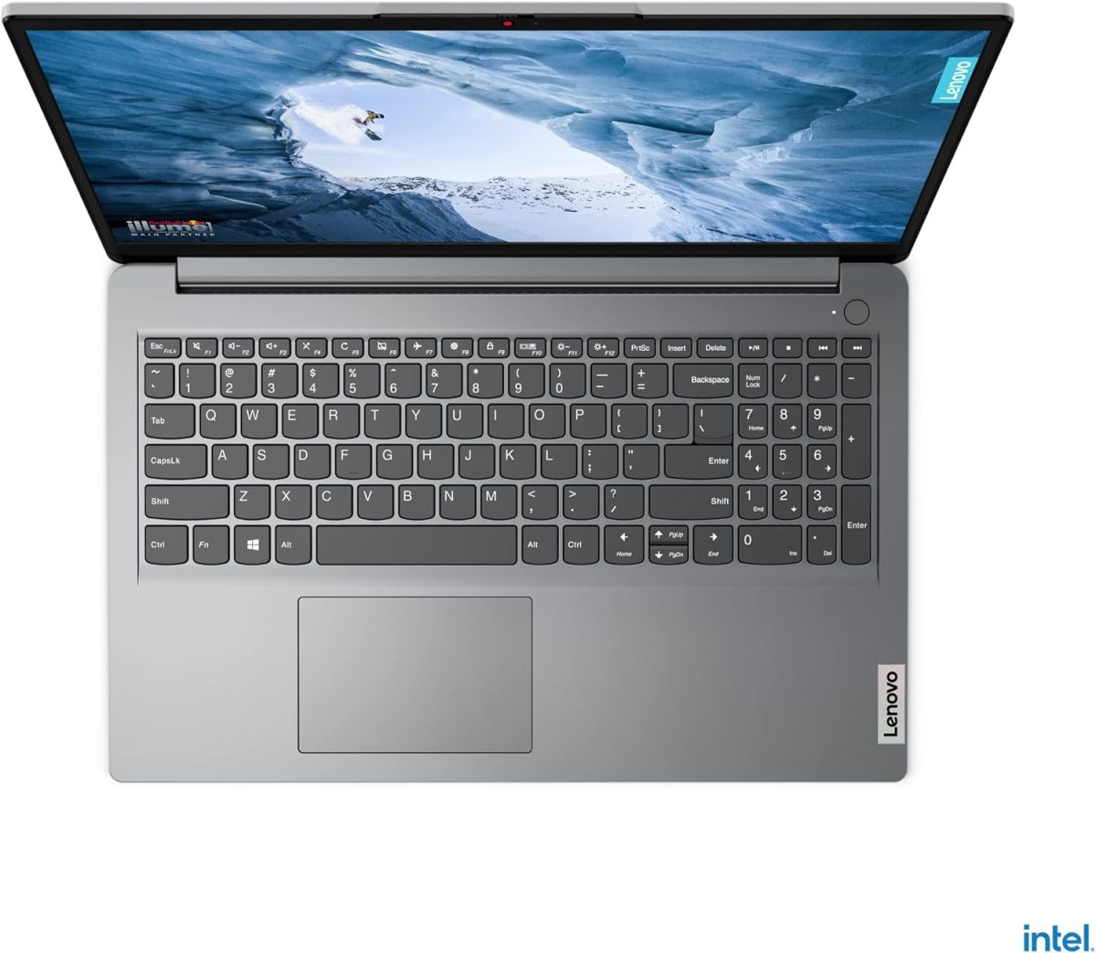 ⁦Lenovo IP Intel Celeron N4500 4GB 128GB 15.6" W11 Cloud Grey⁩ - الصورة ⁦6⁩