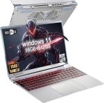 16 inch Laptop, Windows 11,16GB DDR4 512GB Gaming Laptops with Intel N95 Quad-Core Processor,Fingerprint Unlock Backlit Keyboard,1920P FHD Display,180° opening,WiFi 5GHz,USB3.0,Long Battery Life