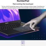 ⁦اسس لابتوب فيفو بوك جو 14 انش FHD، انتل سيليرون N4500، مايكروسوفت 365 لمدة عام واحد، واي فاي 5، USB نوع C، عمر بطارية 10 ساعات، ويندوز 11 هوم في وضع S، مع HDMI (4GB RAM | تخزين 128GB)⁩ - الصورة ⁦7⁩