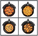 ⁦BLACK+DECKER 8-in-1 Digital Air Fryer with Window, 7.2L Large Capacity, 1800W, Rapid Air Technology, LED Touch Display, Dehydrate Function, Dishwasher Safe Basket, Cool-Touch Handle - AF7210-B5⁩ - الصورة ⁦6⁩