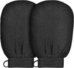 KASTWAVE Exfoliating Gloves 2 Pcs, SPA Exfoliator Scrub for Bath Shower Exfoliation Mitt, Body Scrubber Exfoliator, Dead Skin Remover Mitt for Women Men, Brush Sponge Loofah, for Face Leg