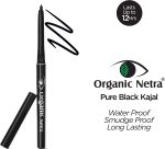 ⁦Organic Netra Pure Black Pencil Kajal Waterproof, Smudgeproof and Long Lasting Upto 12Hrs Enriched With All Natural Ingredients, Intense Colour, Matte Finish⁩ - الصورة ⁦3⁩