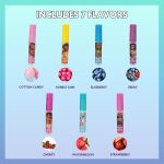 ⁦Disney Moana 7 Piece Plant Based Lip Gloss, Girls Party Favors, First Makeup Set for Girl, Perfect for Parties, Sleepovers, and Birthday Gifts, Ages 3+, by Townley Girl⁩ - الصورة ⁦2⁩